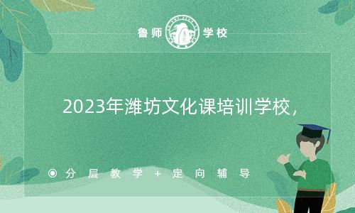 2023年潍坊文化课培训学校，文化课辅导班集训排名
